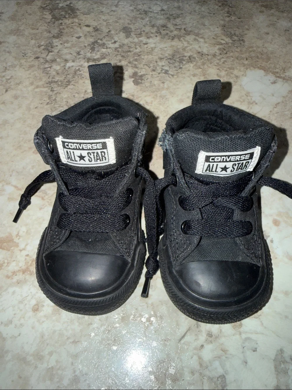 Converse Baby Black High-Top Sneakers